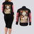 Meowth Poke Couples Matching Long Sleeve Bodycon Dress and Long Sleeve Button Shirt Anime Style