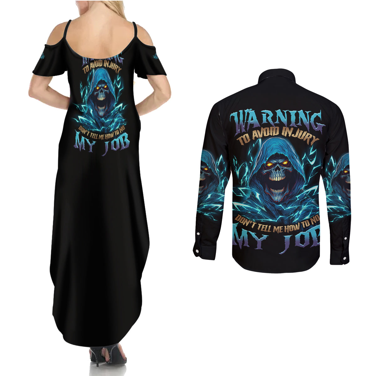 warning-to-avoid-injury-mad-reaper-skull-couples-matching-summer-maxi-dress-and-long-sleeve-button-shirt