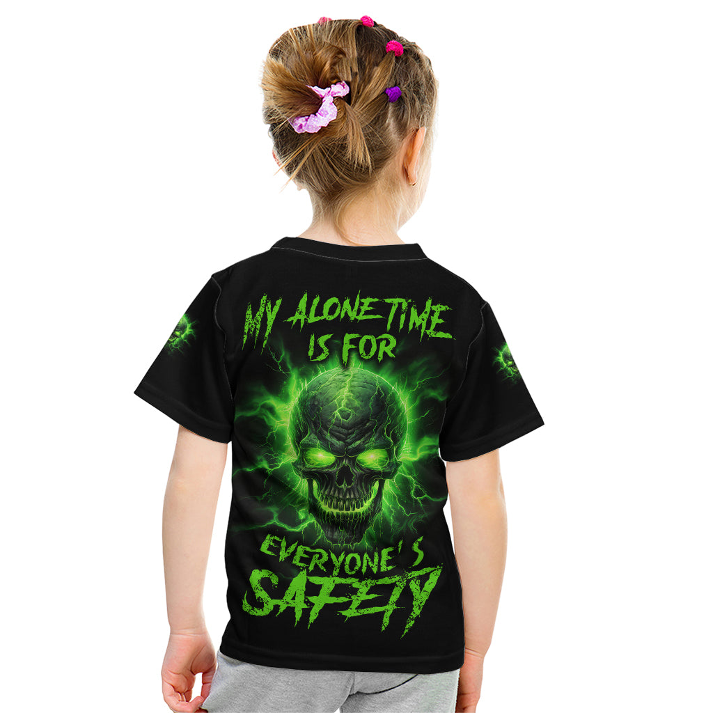 my-alone-time-is-for-everyones-safety-kid-t-shirt