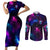 karma-fairy-skull-galaxy-couples-matching-short-sleeve-bodycon-dress-and-long-sleeve-button-shirt