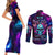 karma-fairy-skull-galaxy-couples-matching-short-sleeve-bodycon-dress-and-long-sleeve-button-shirt