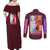 Trigun Stampede Couples Matching Off Shoulder Maxi Dress and Long Sleeve Button Shirt Japan Anime Style