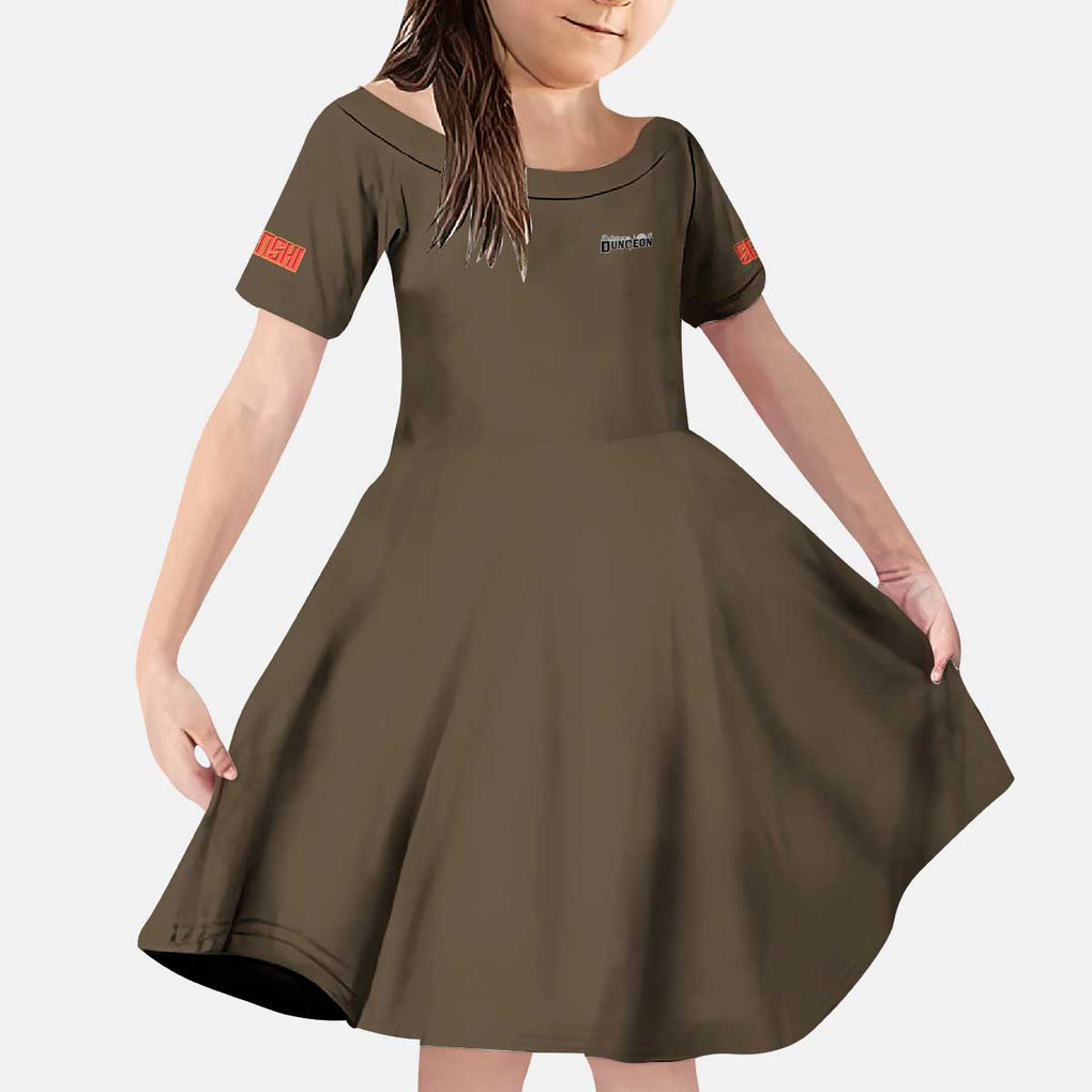 Senshi Delicious in Dungeon Kid Short Sleeve Dress Japan Anime Style