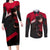 Rin Tohsaka Couples Matching Long Sleeve Bodycon Dress and Long Sleeve Button Shirt