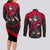 Rin Tohsaka Couples Matching Long Sleeve Bodycon Dress and Long Sleeve Button Shirt