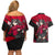 Rin Tohsaka Couples Matching Off Shoulder Short Dress and Hawaiian Shirt