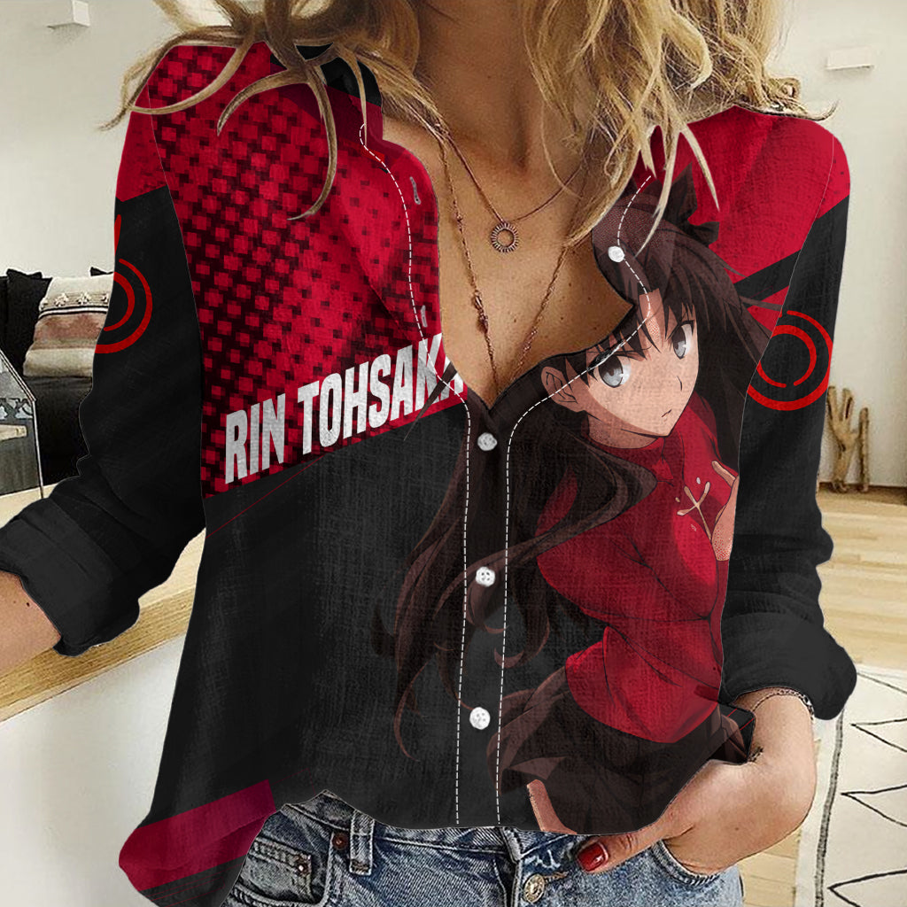 Rin Tohsaka Women Casual Shirt