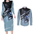 Veldora Storm Dragon Couples Matching Long Sleeve Bodycon Dress and Long Sleeve Button Shirt