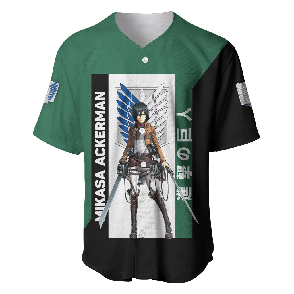 Mikasa Ackerman Baseball Jersey