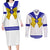 Sailor Uranus Couples Matching Long Sleeve Bodycon Dress and Long Sleeve Button Shirt