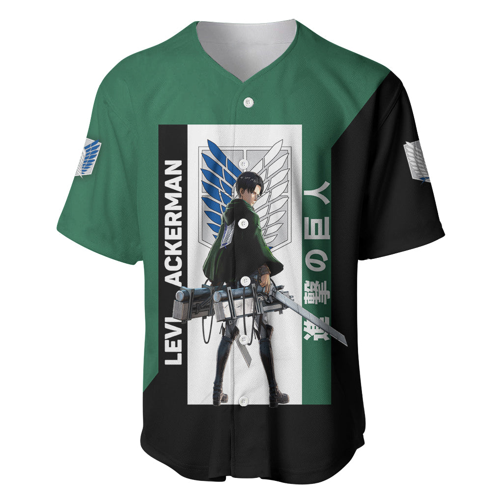 Levi Ackerman Baseball Jersey