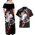 Mitsuri Kanroji Japan Style Couples Matching Off Shoulder Maxi Dress and Hawaiian Shirt