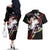 Mitsuri Kanroji Japan Style Couples Matching Off The Shoulder Long Sleeve Dress and Hawaiian Shirt