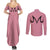 Majin Buu Dragon Ball Anime Couples Matching Summer Maxi Dress and Long Sleeve Button Shirt