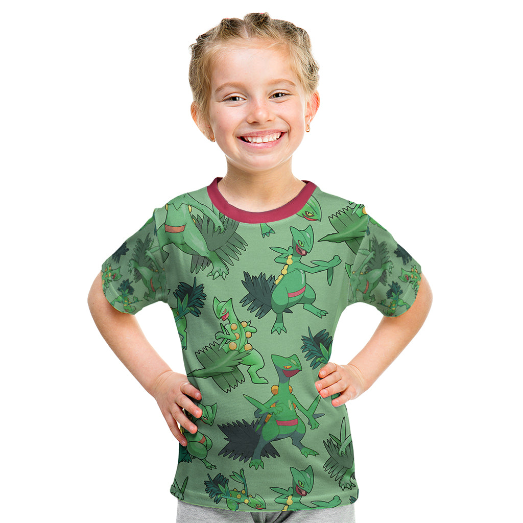 Sceptile Pattern Style Kid T Shirt