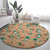 Decidueye Pattern Style Round Carpet