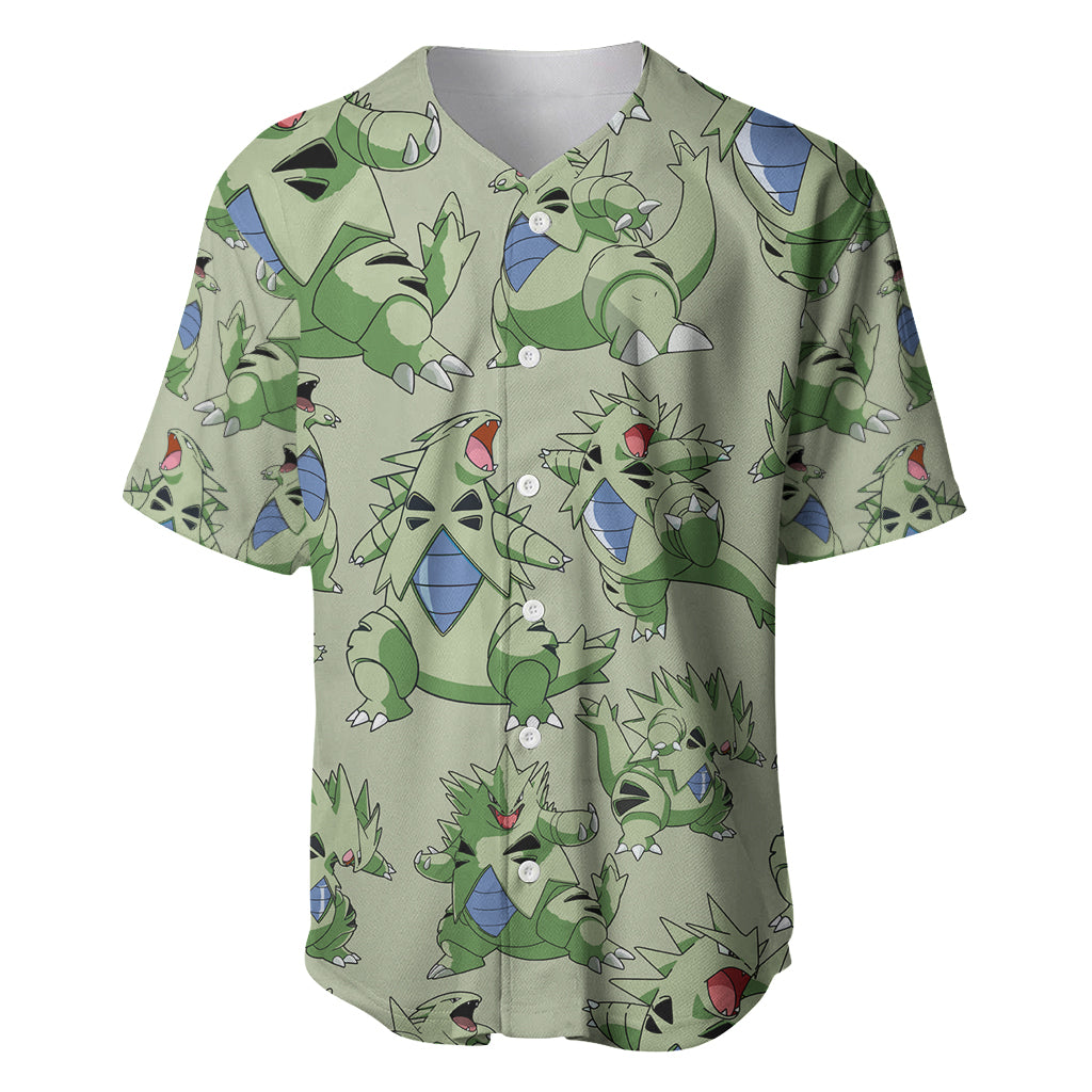 Tyranitar Pattern Style Baseball Jersey