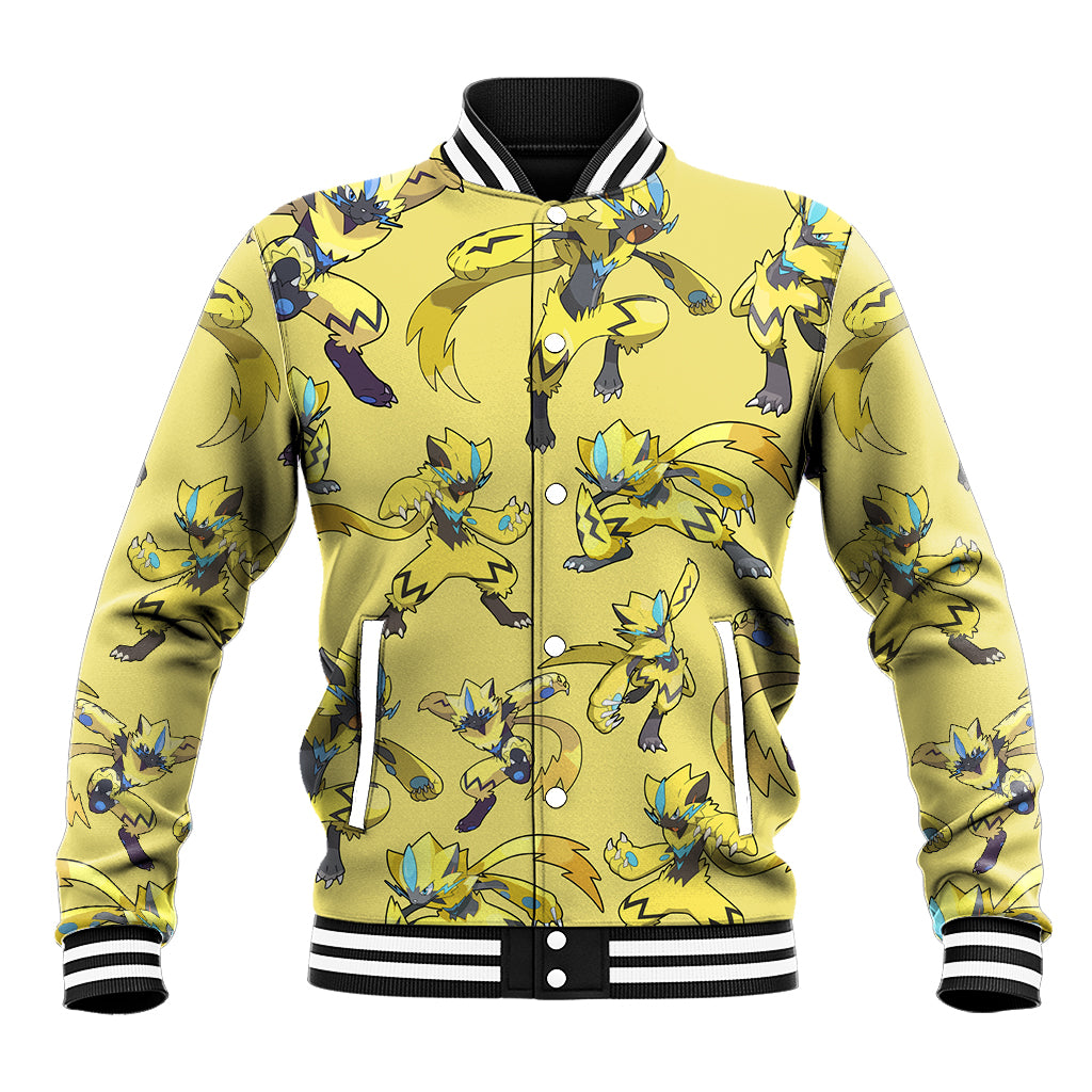 Zeraora Pattern Style Baseball Jacket