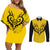 Trafalgar Law Surgeon of Death - One Piece Couples Matching Off Shoulder Short Dress and Long Sleeve Button Shirt