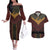 Avatar Firelord Ozai Couples Matching Off The Shoulder Long Sleeve Dress and Hawaiian Shirt