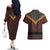 Avatar Firelord Ozai Couples Matching Off The Shoulder Long Sleeve Dress and Hawaiian Shirt