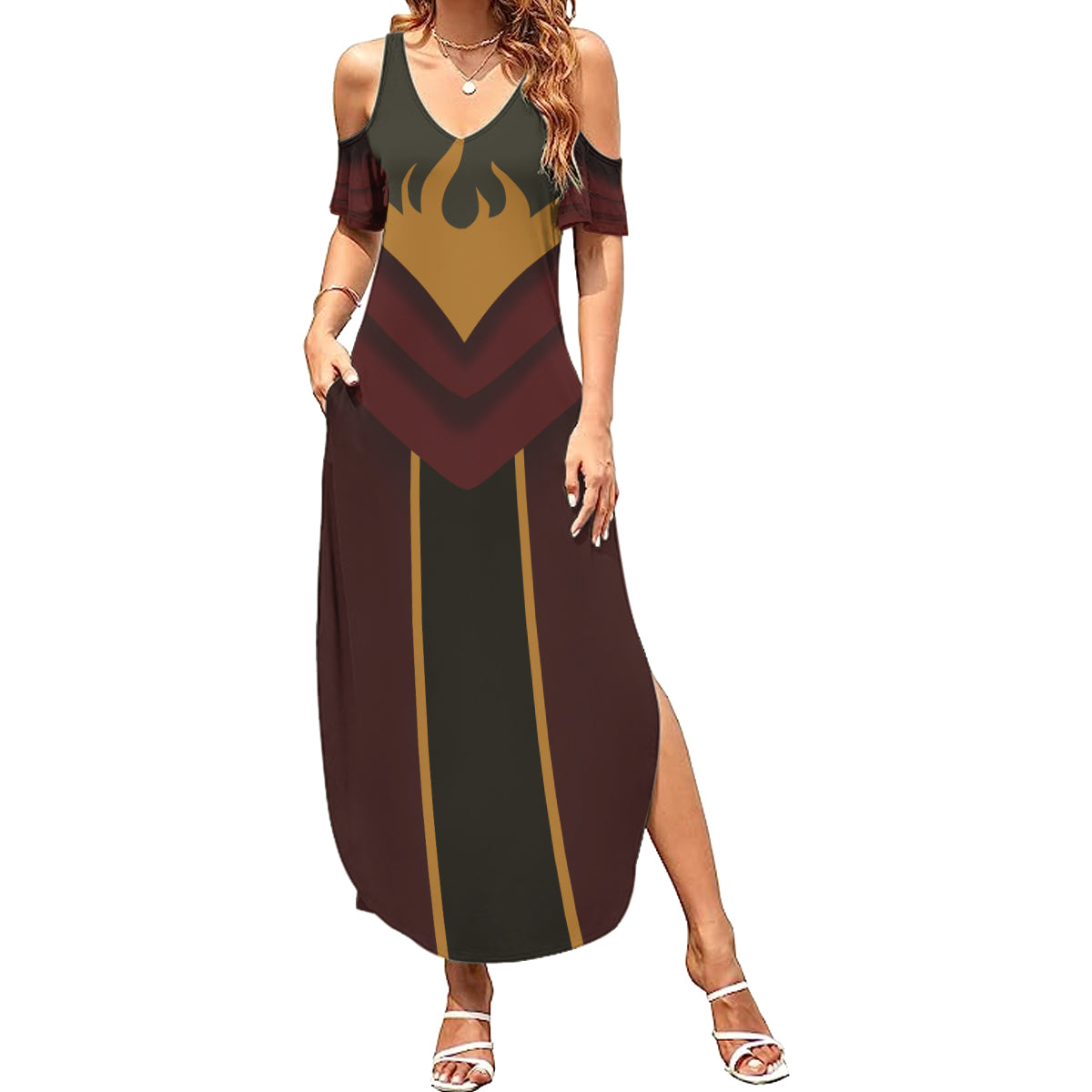 Avatar Firelord Ozai Summer Maxi Dress