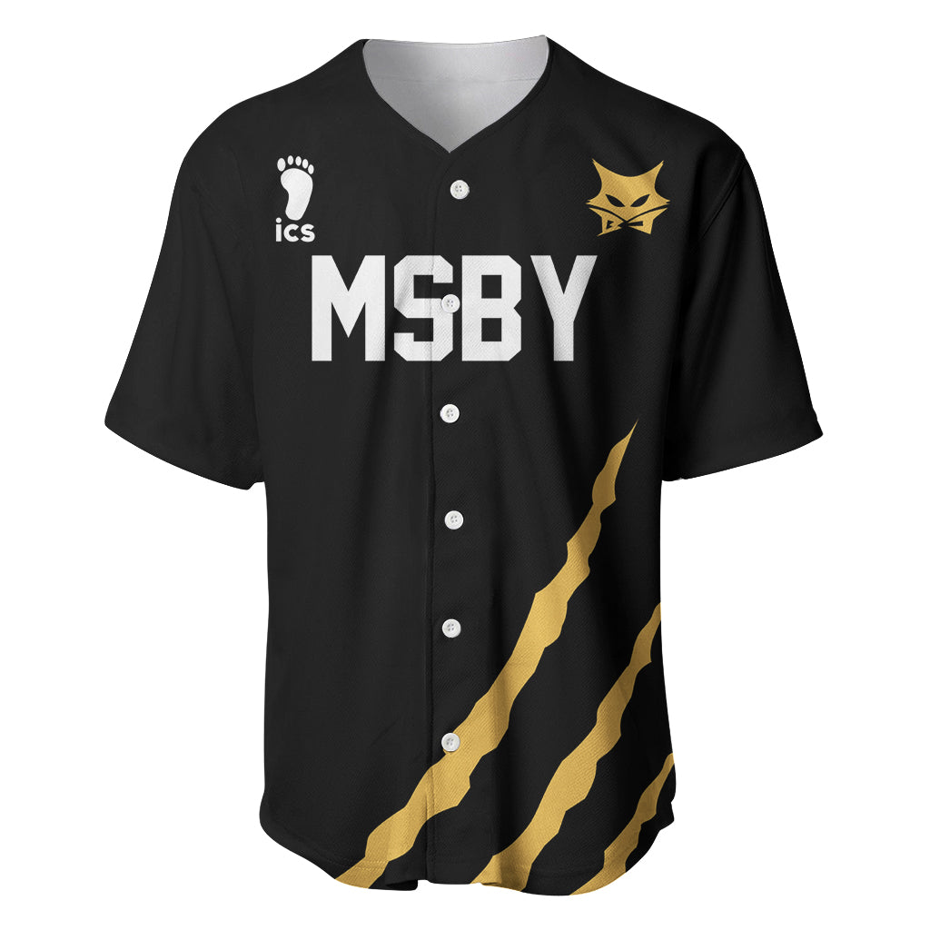 MSBY Black Jackal Baseball Jersey