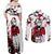 Doma - Demon Slayer Couples Matching Off Shoulder Maxi Dress and Long Sleeve Button Shirt Anime Japan Style