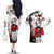 Doma - Demon Slayer Couples Matching Off The Shoulder Long Sleeve Dress and Hawaiian Shirt Anime Japan Style