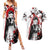 Doma - Demon Slayer Couples Matching Summer Maxi Dress and Hawaiian Shirt Anime Japan Style