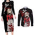 Doma - Demon Slayer Couples Matching Long Sleeve Bodycon Dress and Long Sleeve Button Shirt Anime Japan Style