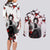 Shinobu Kocho - Demon Slayer Couples Matching Long Sleeve Bodycon Dress and Long Sleeve Button Shirt Anime Japan Style