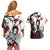 Shinobu Kocho - Demon Slayer Couples Matching Off Shoulder Short Dress and Hawaiian Shirt Anime Japan Style