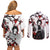 Shinobu Kocho - Demon Slayer Couples Matching Off Shoulder Short Dress and Long Sleeve Button Shirt Anime Japan Style