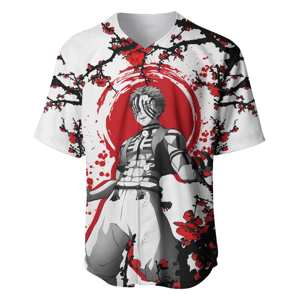 Akaza - Demon Slayer Baseball Jersey Anime Japan Style