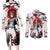 Akaza - Demon Slayer Couples Matching Long Sleeve Bodycon Dress and Long Sleeve Button Shirt Anime Japan Style