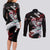 Akaza - Demon Slayer Couples Matching Long Sleeve Bodycon Dress and Long Sleeve Button Shirt Anime Japan Style