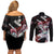 Akaza - Demon Slayer Couples Matching Off Shoulder Short Dress and Long Sleeve Button Shirt Anime Japan Style