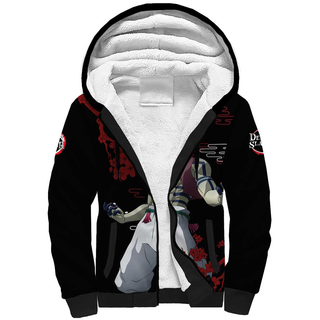 Akaza - Demon Slayer Sherpa Hoodie Anime Japan Style