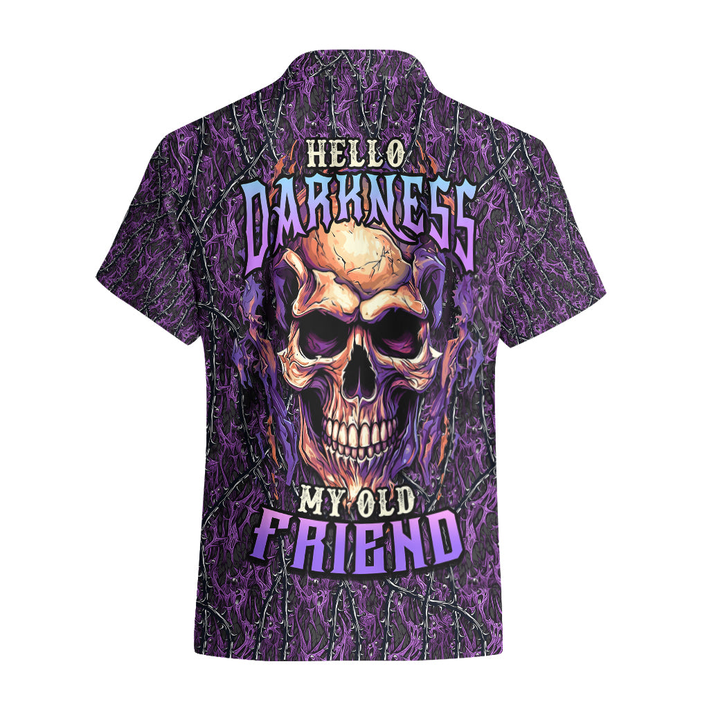 skull-hawaiian-shirt-hello-darkness-my-old-friend-horror-seamless-pattern-purple