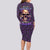 skull-long-sleeve-bodycon-dress-hello-darkness-my-old-friend-horror-seamless-pattern-purple