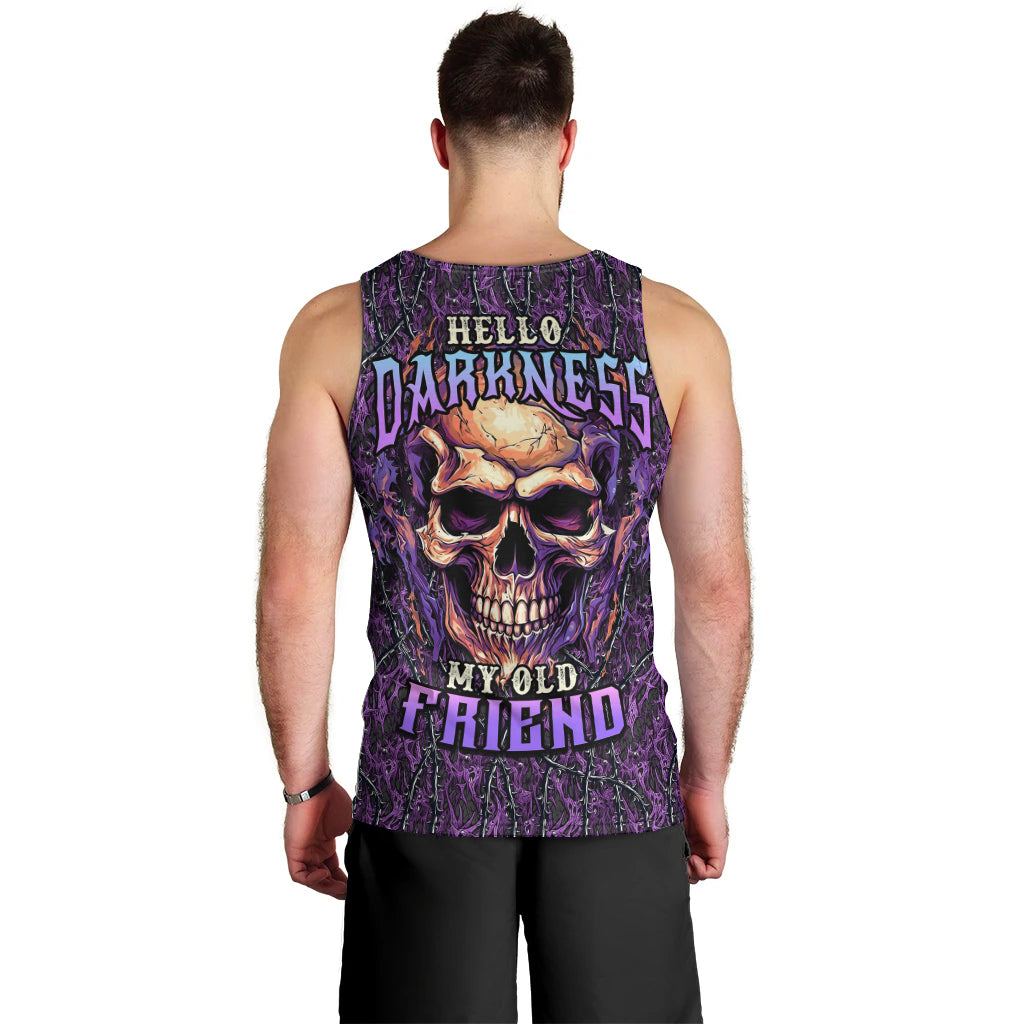 skull-men-tank-top-hello-darkness-my-old-friend-horror-seamless-pattern-purple