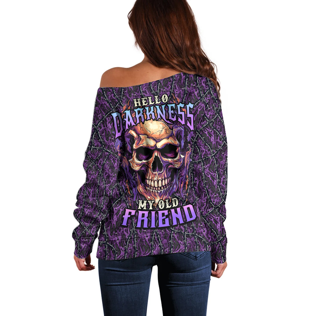 skull-off-shoulder-sweater-hello-darkness-my-old-friend-horror-seamless-pattern-purple