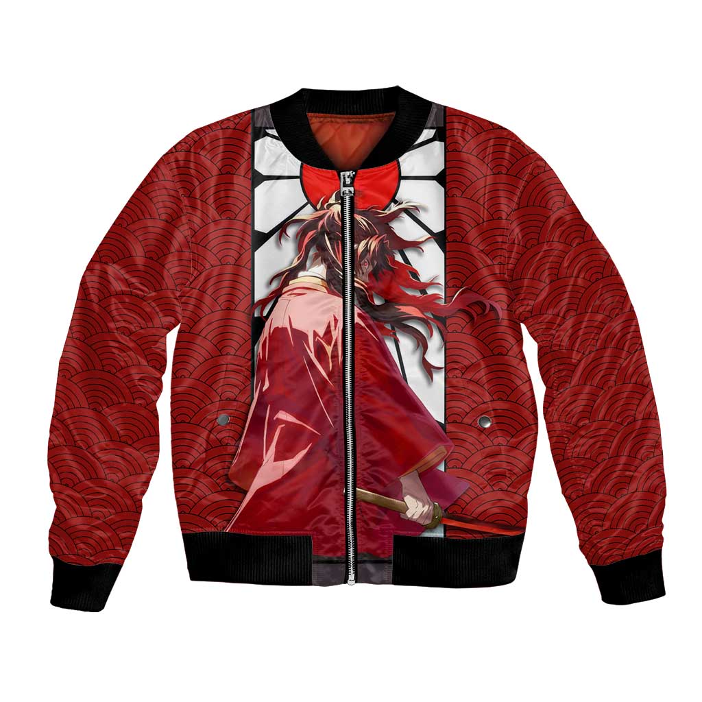 Yoriichi Tsugikuni - Demon Slayer Bomber Jacket Anime Style