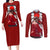 Yoriichi Tsugikuni - Demon Slayer Couples Matching Long Sleeve Bodycon Dress and Long Sleeve Button Shirt Anime Style