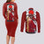 Yoriichi Tsugikuni - Demon Slayer Couples Matching Long Sleeve Bodycon Dress and Long Sleeve Button Shirt Anime Style