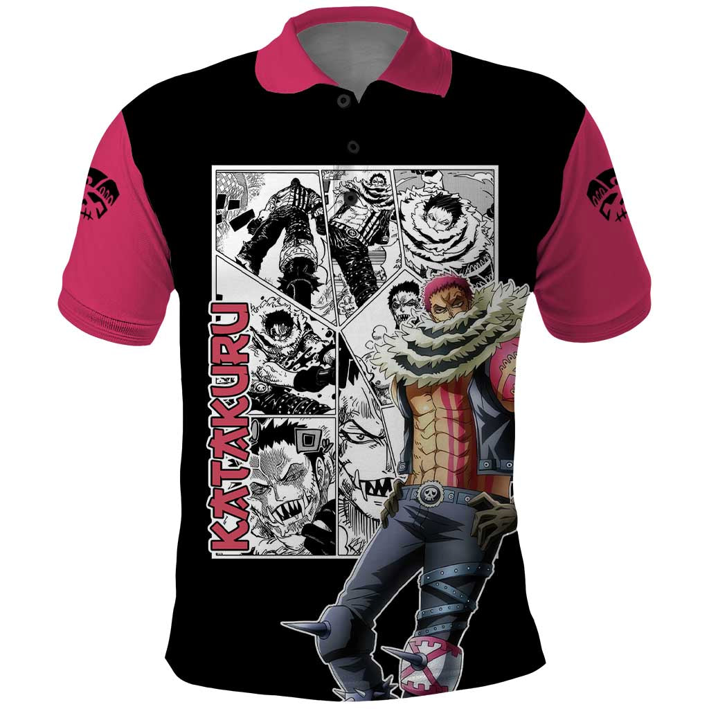 Katakuri - One Piece Polo Shirt Anime Mix Manga Style