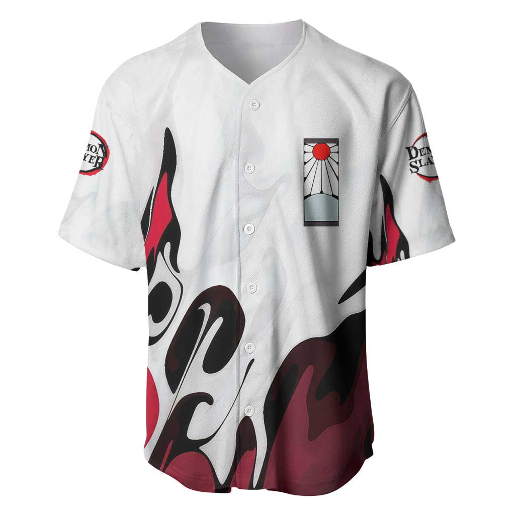 Yoriichi Tsugikuni - Demon Slayer Baseball Jersey Anime Style