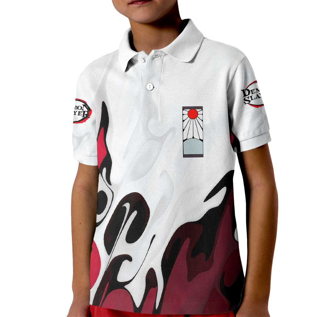 Yoriichi Tsugikuni - Demon Slayer Kid Polo Shirt Anime Style