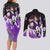 Kokushibo - Demon Slayer Couples Matching Long Sleeve Bodycon Dress and Long Sleeve Button Shirt Anime Style